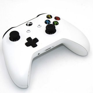 Microsoft - Xbox One S Soft Touch Wireless Controller weiss (geeignet fr Windows)