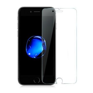 Apple iPhone 7 / 8 Schutzglas + Silikon Hlle 9H Folie Displayfolie Clear Echt Glas Panzerfolie