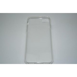 Apple iPhone 7 / 8 Schutzglas + Silikon Hlle 9H Folie Displayfolie Clear Echt Glas Panzerfolie