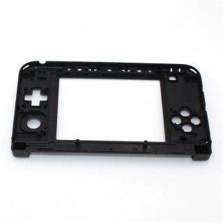 Nintendo 3DS XL Gehuse Mittelrahmen Rahmen Innenteil Blende schwarz