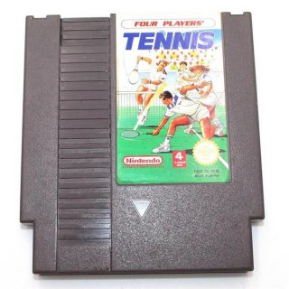 Original NES Nintendo Konsole Gert 1 Controller & Spiel Four Players Tennis