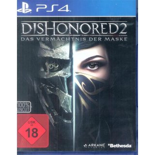Dishonored 2: Das Vermchtnis der Maske - Day One Edition - (PS4) Playstation 4 USK 18 gebraucht
