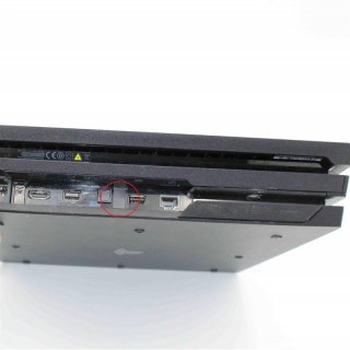 1 x Playstation 4 Siegel Ersatz schwarz fr hintere Schrauben Phat Slim Pro 