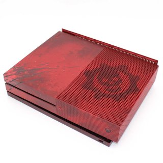 Gehäuse Gears Of War Limited Edition + Käfig gebraucht für XBOX One S