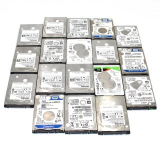 Konvolut von 18 Festplatten alle defekt Toshiba WD Seagate HGST 500GB & 1TB