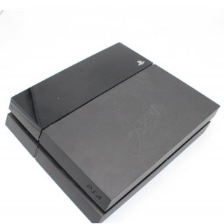 Sony Ps4 Playstation 4 CUH 1004 / 1116 Gehäuse + Mittelteil + Bleche schwarz zerkratzt