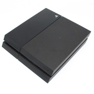Ps4 Playstation 4 CUH 1004 / 1116 Gehäuse + Mittelteil + Bleche schwarz leicht verkratzt