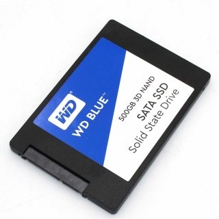 WD Blue&trade; 500GB Interne SATA SSD 6.35cm (2.5 Zoll) SATA 6 Gb/s Bulk WDS500G2B0A