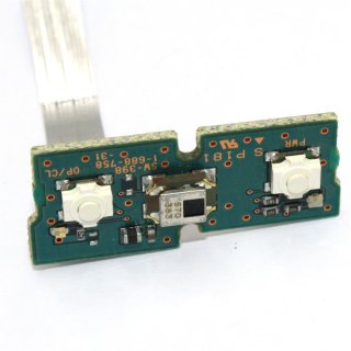 Power Switch On Off Reset PCB Board Button SW-398 + Flex Kabel für Ps2 Konsole Phat SCPH 50004 