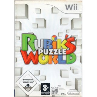 Rubiks Puzzle World - Nintendo Wii-gebraucht