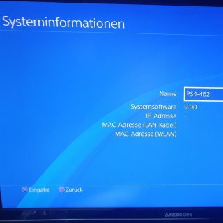 SONY PlayStation 4? PS4 Slim 500GB CUH-2016A  weiss mit Firmware 9.0 Debug Setiings gebraucht + Controller