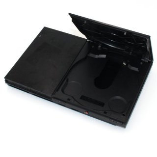 Gehuse schwarz gebraucht fr Ps2 Slim SCPH 90004 gebraucht