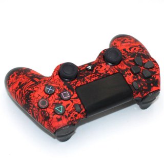 PlayStation 4 - DualShock 4 Wireless Controller, rot schwarz gebraucht