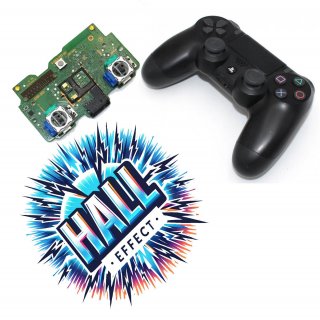 PlayStation 4 - DualShock 4 Wireless Controller inkl. Halleffect Halleffekt Analog Sticks gebraucht