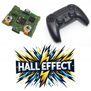 DualSense Wireless-Controller schwarz Sony + Hall Effekt orange Analog Sticks [PlayStation 5 ] PS5 PS 5 PS-5 gebraucht