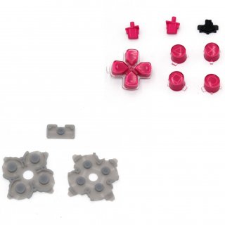 Originale Button Knpfe Tasten 11-teiliges Set Cosmic Red Fr Playstation5 PS5 Controller