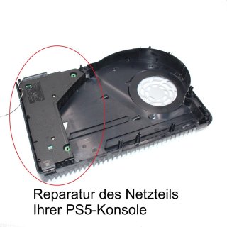 Sony Playstation 5 PS5 Slim Reparatur Austausch Netzteil normale Ps5 Konsole