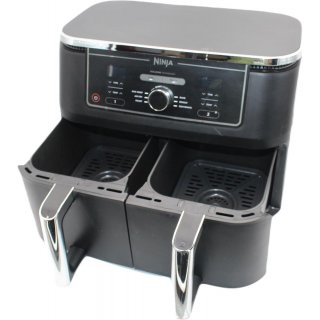 Ninja Foodi MAX Luftfritteuse 2 Tiroirs 9,5L 6 in 1 Kche XXL Multifunktional Po leichte Beschdigung am rechten Griff