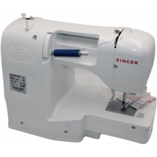 Singer C5205 Nhmaschine, wei/grau - Gebraucht guter Zustand wie neu mit OVP