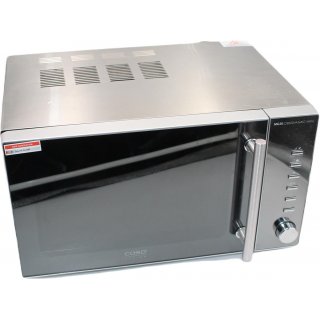 CASO  MG20 Ceramic menu 2-in-1 Mikrowelle mit Grill  Keramikboden und Grill-Rost fr 2 Ebenen, 900 W, 1000 W Grill, 20 L, Edelstahl, verspiegelt - gebraucht  