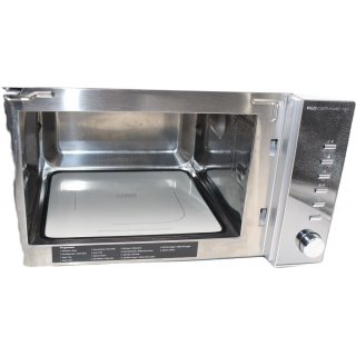 CASO  MG20 Ceramic menu 2-in-1 Mikrowelle mit Grill  Keramikboden und Grill-Rost fr 2 Ebenen, 900 W, 1000 W Grill, 20 L, Edelstahl, verspiegelt - gebraucht  