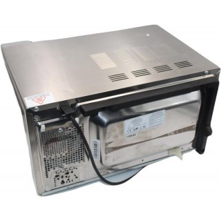CASO  MG20 Ceramic menu 2-in-1 Mikrowelle mit Grill  Keramikboden und Grill-Rost fr 2 Ebenen, 900 W, 1000 W Grill, 20 L, Edelstahl, verspiegelt - gebraucht  