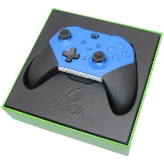 Xbox ELITE WLC SERIES 2 Schwarz/Blau Wireless-Controller gebraucht Zustand Sehr gut
