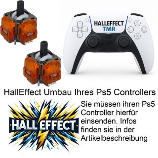TMR Playstation 5 Stick Drift FIX Reparatur Umbau Halleffect Halleffekt Sticks Orange PS5