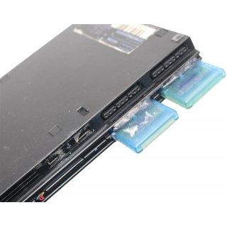 PlayStation 2 PS2 Slim Konsole + 2 x Controller + Netzteil + RGB kabel + 2 x 8 MB Memory Cards JVA Edition