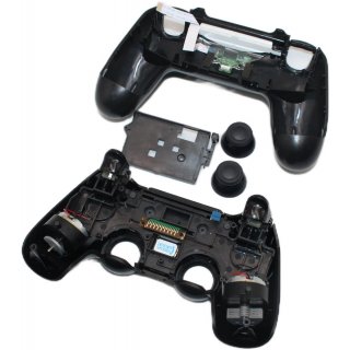 Original Sony Playstation Gehuse Controller schwarz V1 JDM 001 Ps4 Akku & Mainboard fehlt