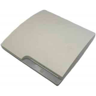 Sony Ps3 Playstation 3 Slim CECH 3004A Gehuse weiss gebraucht - Leichter gelbstich wie Elfenbein