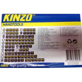 Original Kinzo Bit-Satz Bit-Set 100 tlg. Bits Sicherheitbits Adapter Spezialbits