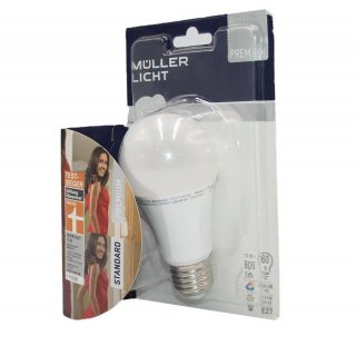 Müller Licht LED EEK A+ (A++ - E) E27 Glühlampenform 10 W = 60 W Warmweiß