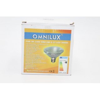 OMNILUX PAR 30 LED Spot 6W 230V E27 3000K 55° Leuchte Strahler Reflektor SMD COB