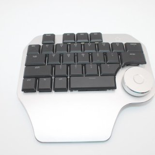 Renkforce DKS-100 Grafik-Designer Tastatur Silber-Schwarz Abnehmbares Kabel