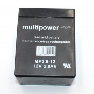 Multipower Blei-Akku MP2,9-12, 12V / 2,9Ah System: Pb gebraucht