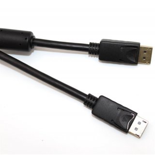 Renkforce DisplayPort Anschlusskabel DisplayPort Stecker 1.8 meter