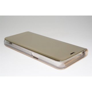 Für Samsung Galaxy S8+ / S8 Plus LED View Flip Case Tasche Gold Cover
