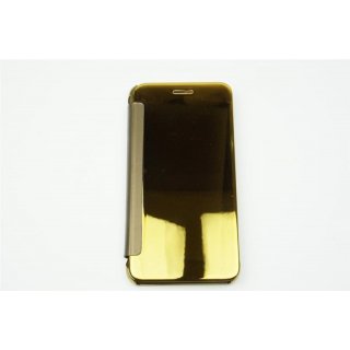 Iphone 7 Plus / 5.5 LED View Flip Case Tasche Gold Cover Schutzhülle