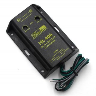 Sinuslive High-Low Adapter Lautsprecher an Verstärker Autoradio HL-406