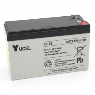 Y9-12 Yuasa Yucel 12v 9Ah Lead Acid Battery