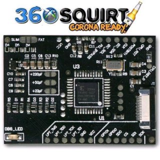 360 Squirt Coolrunner 1.6 BGA Black Corona Support Mit Squirt 360 Nand Programmer Mit Squirt Nand PCB 16 MB