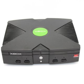 Microsoft XBOX 1 Classic gebraucht X-Changer 2.1 - 80 GB HDD + Controller + 3 Spiele
