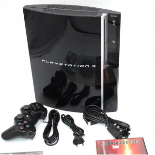 Sony PlayStation 3 80GB [inkl. DualShock Controller] schwarz - gebraucht : Zustand : Gut