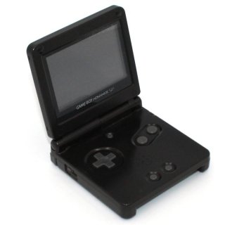 GameBoy Advance SP Black/Schwarz + Netzteil - gebraucht