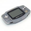 Game Boy Advance Konsole Clear Blue + 1 Spiel + Tasche -...