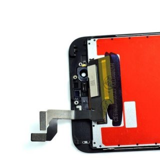 iPhone 6S LCD Retina Glas Scheibe Komplett Front schwarz