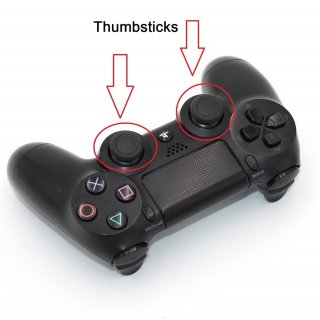 Sony PS4 Controller Thunbstick Reparatur austausch durch uns Tausch des Analog Sticks