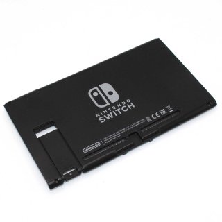 Original Nintendo Switch Gehäuse Cover Housing Rückseite Back Rahmen Schwarz Black HAC-001 (-01)